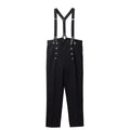 Men's Steampunk Victorian Trousers – High Waist Regency Suspender Pants