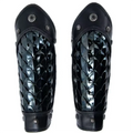 Dragon Scale Armor Bracers – Stainless Steel & Faux Leather Arm Guards for LARP, Cosplay & Historical Costume (Set of 2)