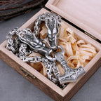 Men's Thor's Hammer Necklace – Dragon Head Mjölnir Pendant in 316L Stainless Steel