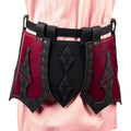 Medieval Knight Tasset Belt with Faulds – PU Leather Hip Armor | Multiple Colors
