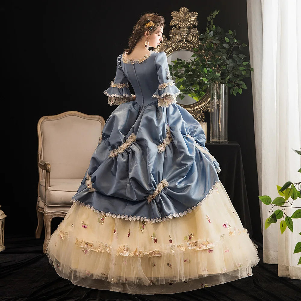 Women's Victorian Masquerade Ball Gown — Rococo Baroque Marie Antoinette Dress