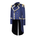 Men's Medieval Military Tailcoat | Double-Breasted Gothic Long Coat for Cosplay & Masquerade