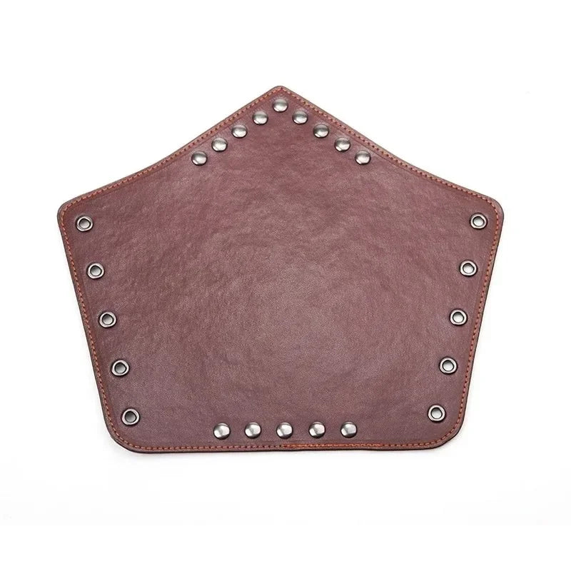 Medieval Leather Bracer – Lace-Up Arm Guard & Gauntlet Cuff