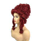 Marie Antoinette Rococo Wig – Red Upswept Curly Cosplay Wig