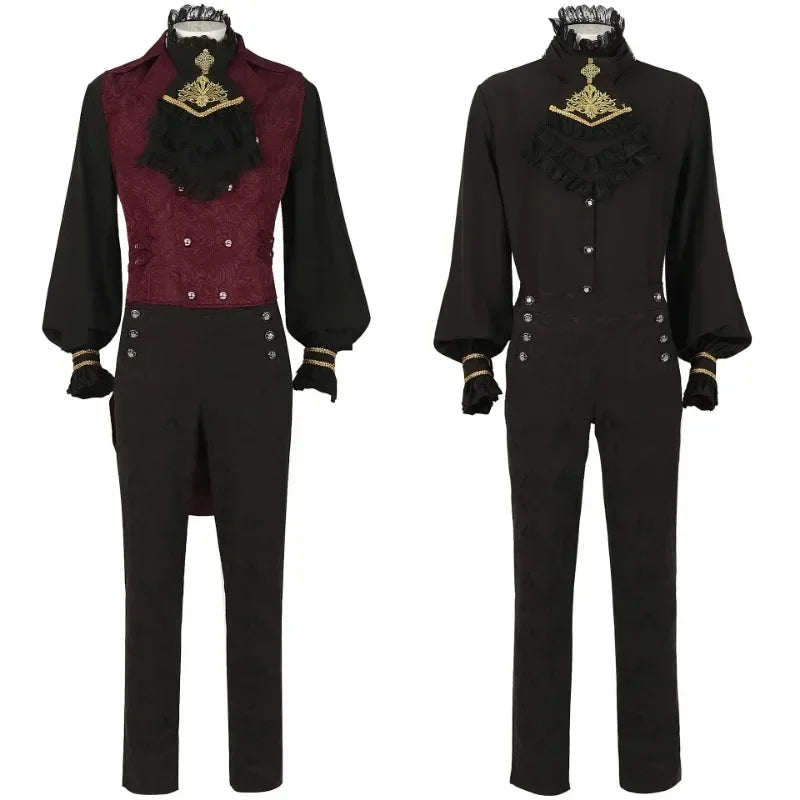 Men's Gothic Costume Set – Victorian Steampunk 3-Piece