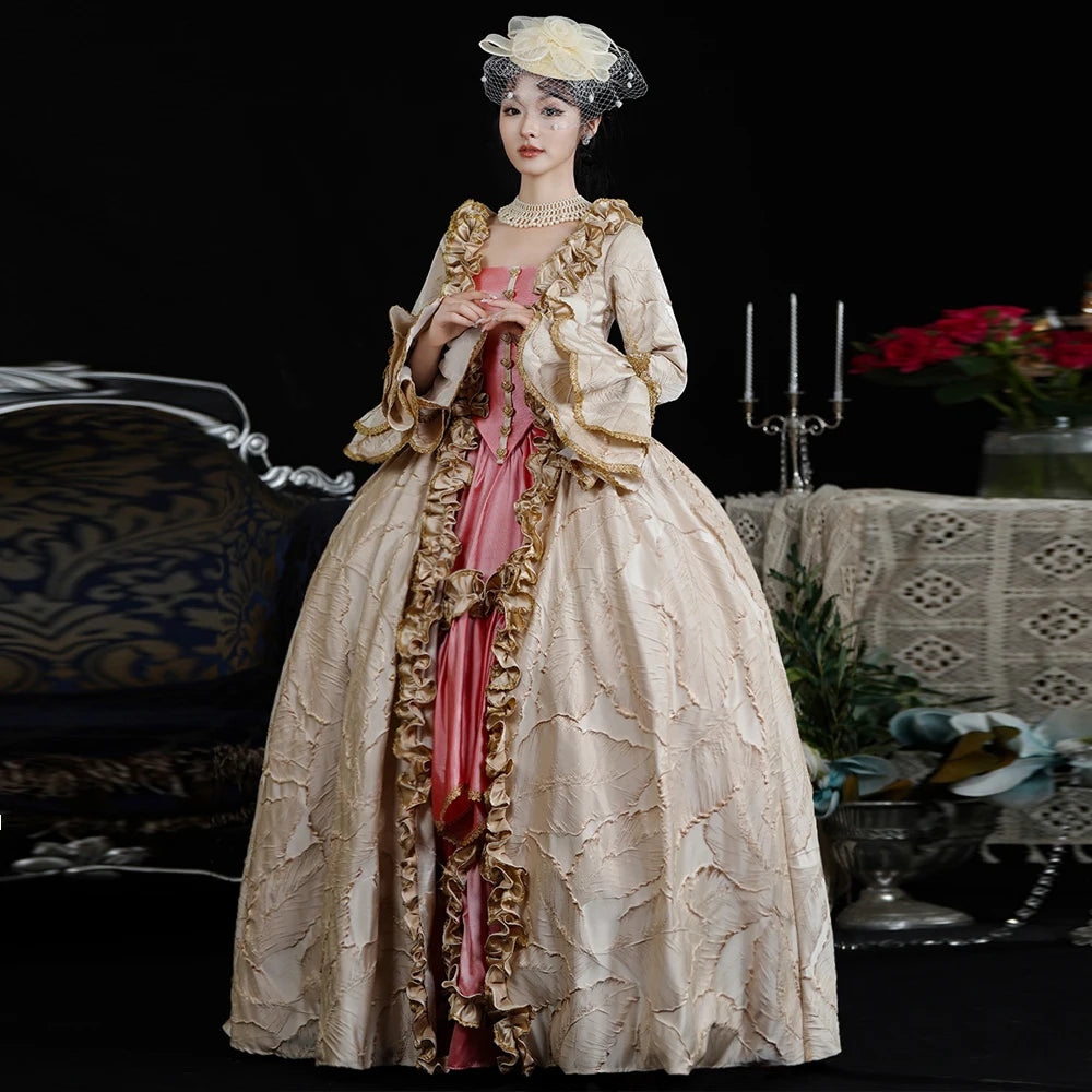 Women's Rococo Baroque Ball Gown — 18th Century Elizabeth Period Dress