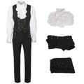 Victorian Steampunk Costume Set | Men's Shirt, Vest & Pants