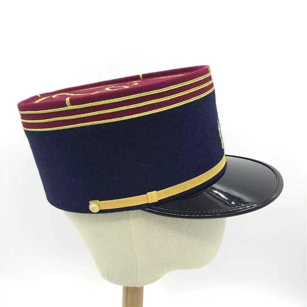 French Kepi Military Cap – 19th Century Officer Hat | Sizes 56–60cm
