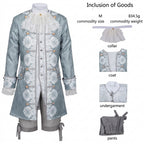 Men's Baroque Rococo Court Suit — Victorian Noble Costume for Kings & Princes