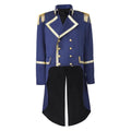 Men's Medieval Military Tailcoat | Double-Breasted Gothic Long Coat for Cosplay & Masquerade
