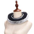 Renaissance Ruff Collar – Detachable Elizabethan Neck Frill for Period Costumes