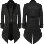Men's Steampunk Gothic Tailcoat – Victorian Trench Coat