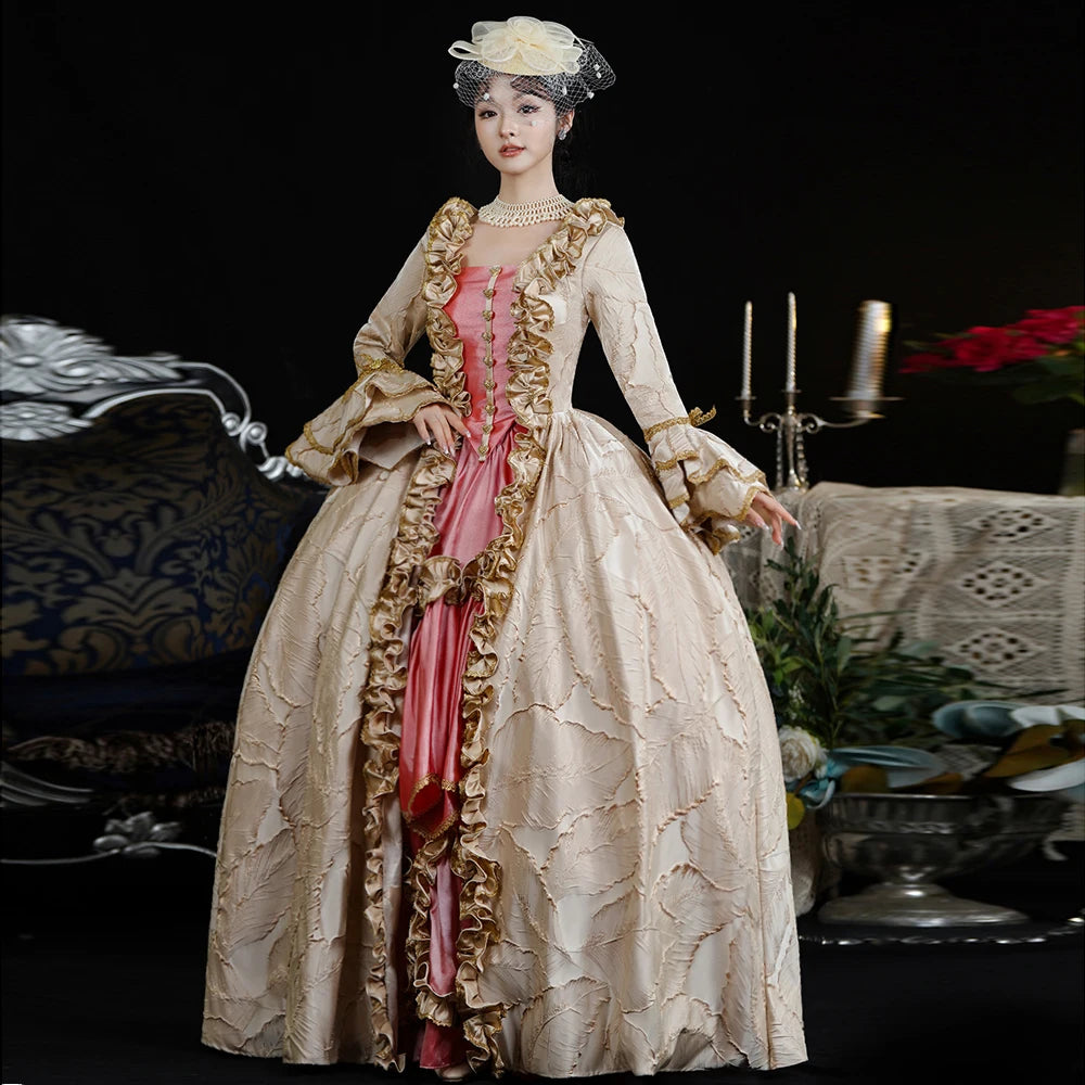 Women's Rococo Baroque Ball Gown — 18th Century Elizabeth Period Dress