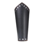 Medieval Leather Bracer – Lace-Up Arm Guard & Gauntlet Cuff