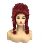 Marie Antoinette Rococo Wig – Red Upswept Curly Cosplay Wig