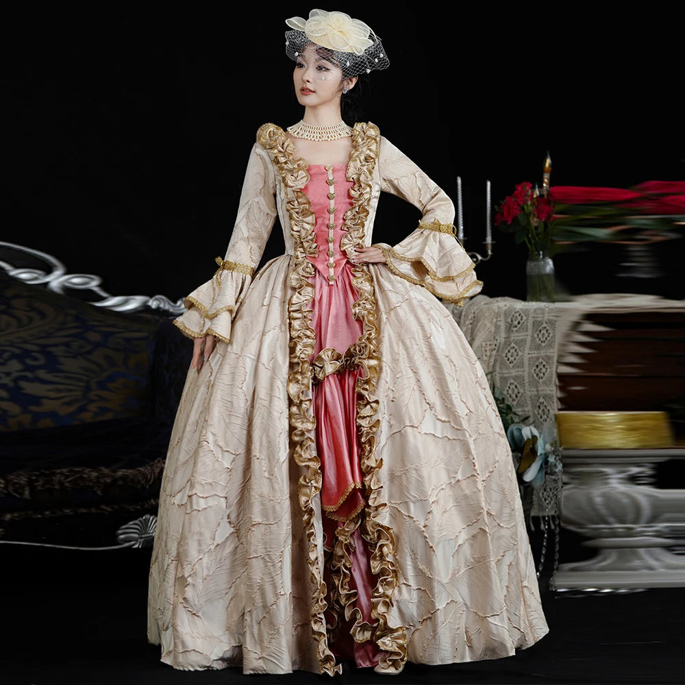 Women's Rococo Baroque Ball Gown — 18th Century Elizabeth Period Dress