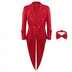 Men's Steampunk Tailcoat & Tie | Gothic Renaissance Formal Jacket