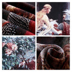 The Accolade Medieval Knight Tapestry – Woven Jacquard Wall Hanging 100×138cm