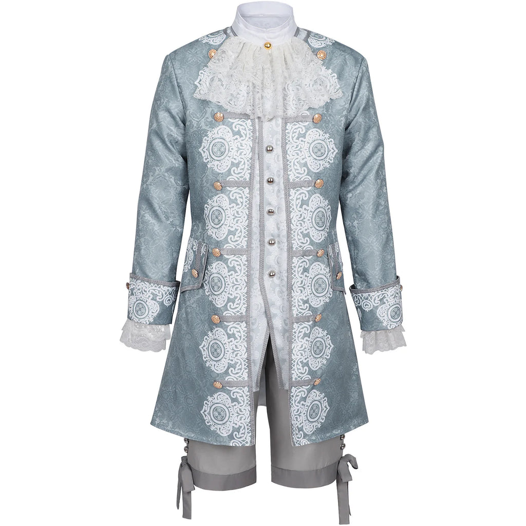 Men's Baroque Rococo Court Suit — Victorian Noble Costume for Kings & Princes