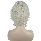 Marie Antoinette Powdered Wig – 18th Century Rococo Upswept Curly Cosplay Wig