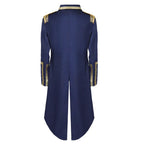Men's Medieval Military Tailcoat | Double-Breasted Gothic Long Coat for Cosplay & Masquerade