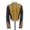 Men’s Napoleonic Hussar Officer Jacket — Victorian Military Historical Coat