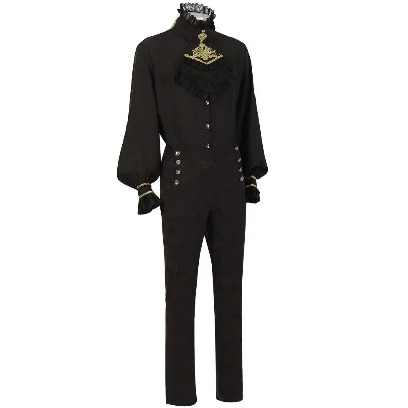 Men's Gothic Costume Set – Victorian Steampunk 3-Piece