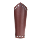 Medieval Leather Bracer – Lace-Up Arm Guard & Gauntlet Cuff