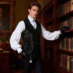 Victorian Steampunk Vest & Shirt Set | 18th Century Noble Costume