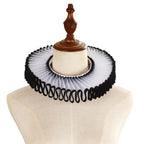 Renaissance Ruff Collar – Detachable Elizabethan Neck Frill for Period Costumes