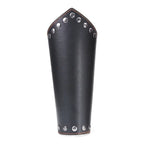 Medieval Leather Bracer – Lace-Up Arm Guard & Gauntlet Cuff