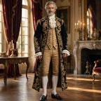 Victorian Aristocrat Gentleman Costume Set – 18th Century Rococo Baroque Tailcoat Suit