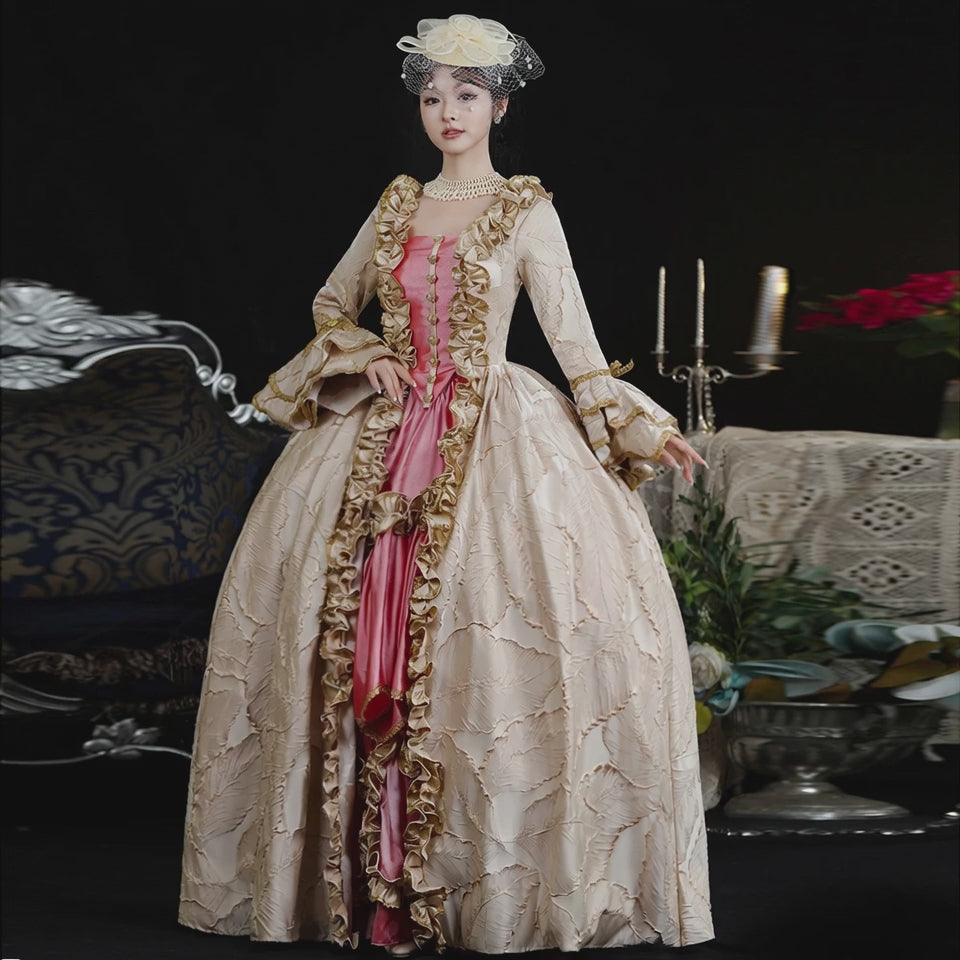 Women's Rococo Baroque Ball Gown — 18th Century Elizabeth Period Dress