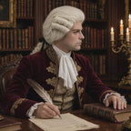 Baroque Lawyer & Judge Cosplay Wig – 18th Century Historical Powdered Wig