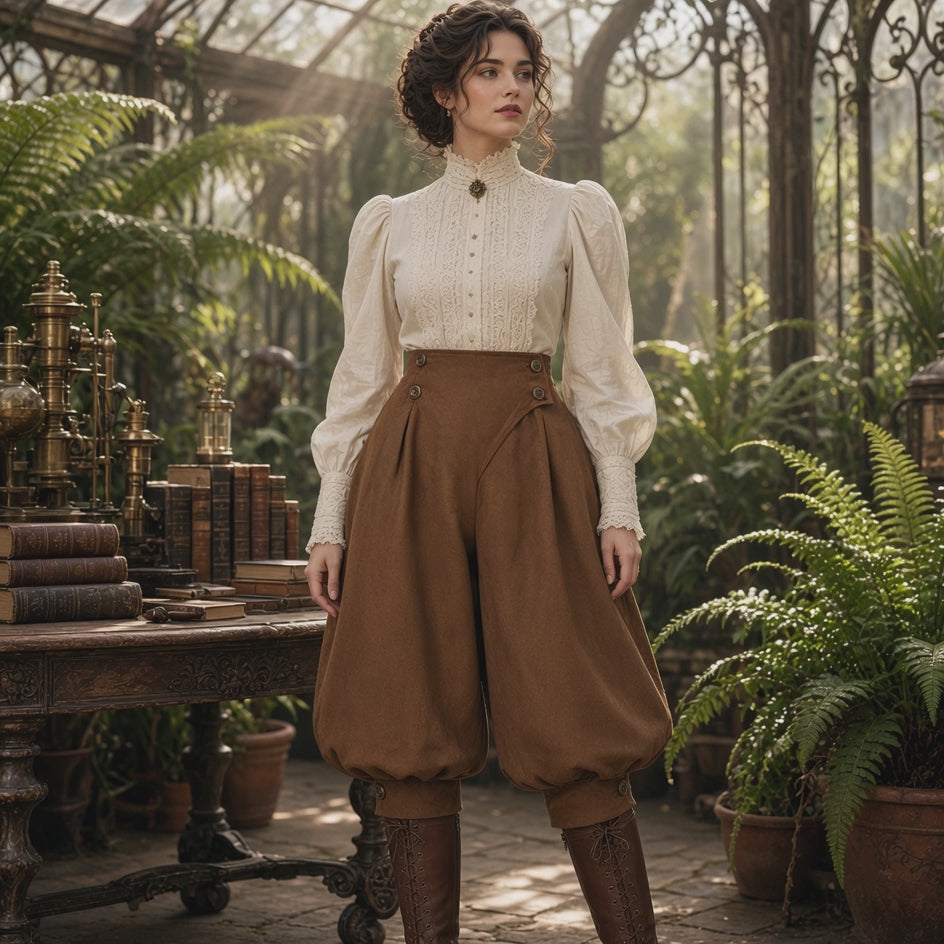 Women's Renaissance Bloomers – Steampunk Breeches & Pirate Pants for Costume & Faire
