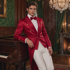 Men's Steampunk Tailcoat & Tie | Gothic Renaissance Formal Jacket