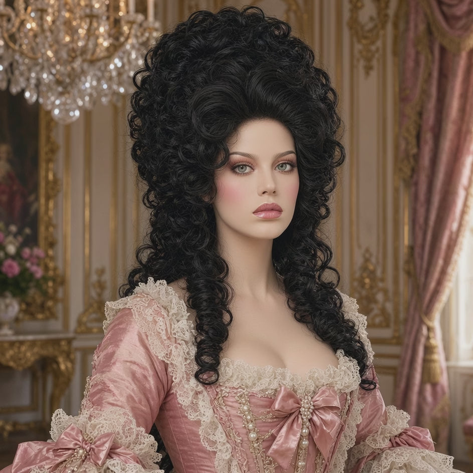 Victorian Baroque Beehive Wig – Medieval Queen Cosplay Wig