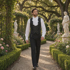 Victorian Steampunk Costume Set | Men's Shirt, Vest & Pants